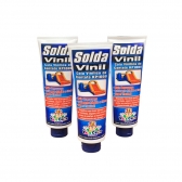 Cola para Brinquedos Infláveis 300ml (1 Unidade) + 5 Reparo 10x10cm de Kp1000 para Acabamento